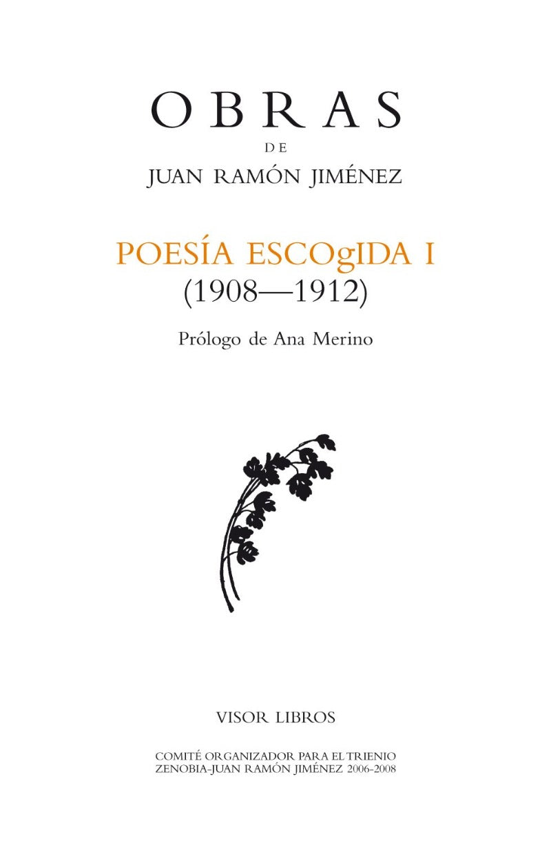 Poesía escogida I