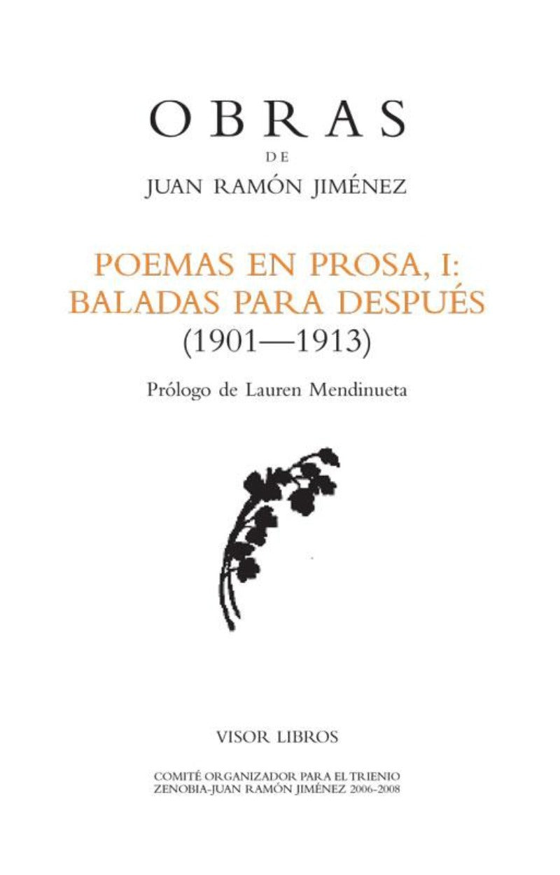 Poemas en prosa I